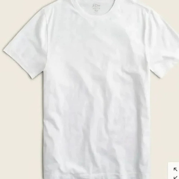 NWT MENS JCREW WHITE LONG TEE MULTIPLE SIZES AND ONE NON TALL XL - Picture 1 of 6